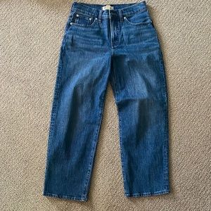 Madewell. The Perfect Vintage Wide Leg Jean. Size 28P.